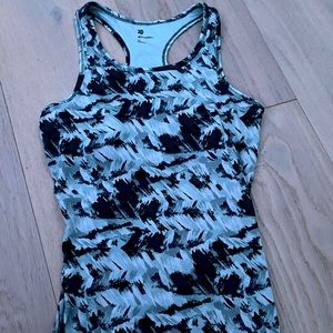 WORK OUT T SHIRT GREY BLACK BUILT IN BRA KIDS GIRLS WOMAN